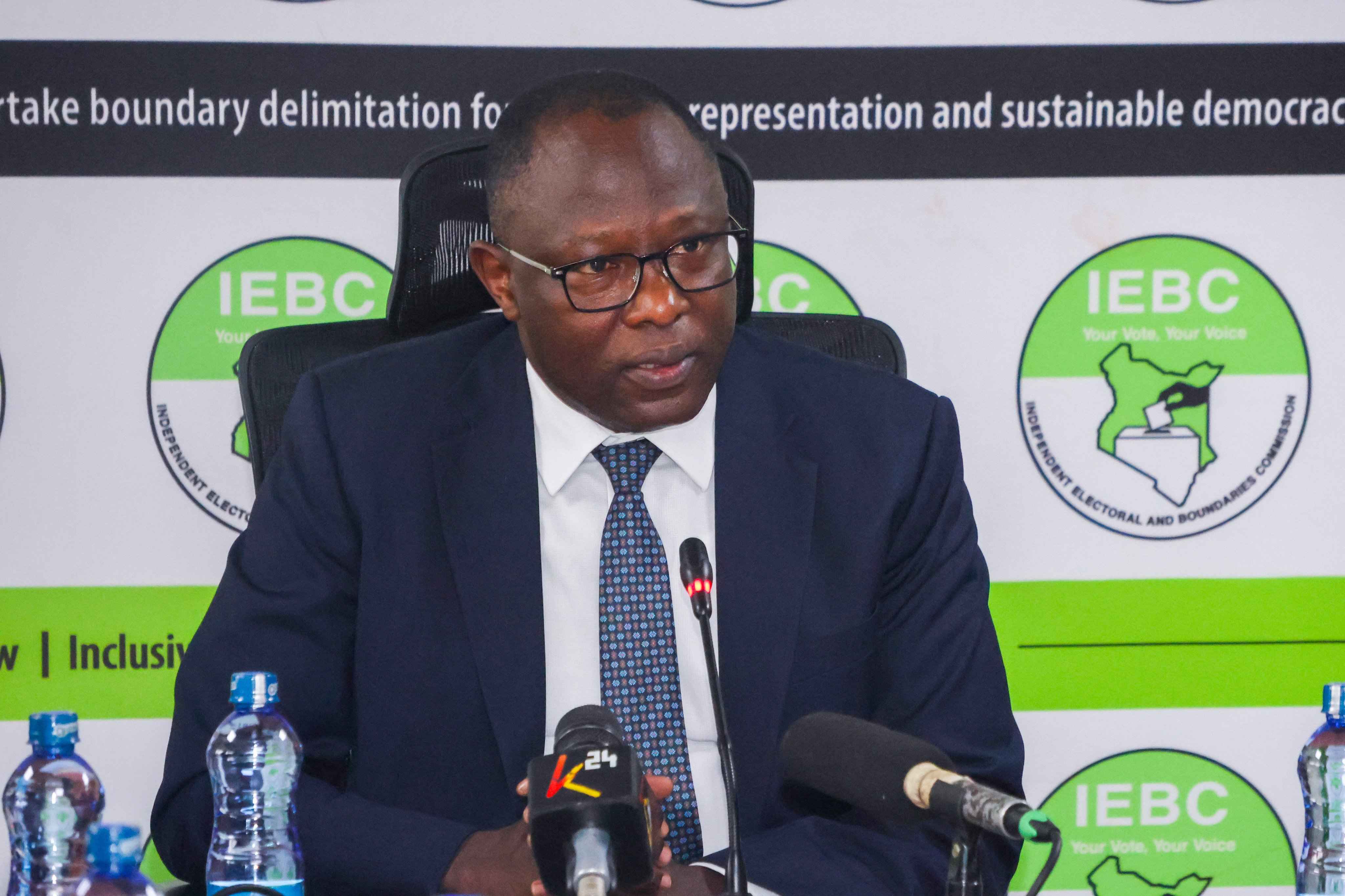 File image of IEBC Chair Erastus Edung Ethekon.